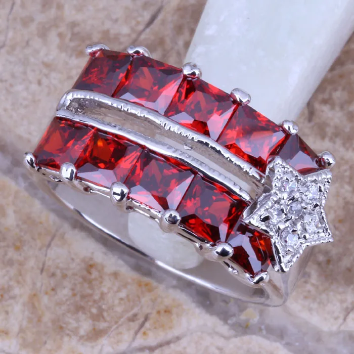 Классическое стандартное кольцо со звездой Размер 6 / 7 8 9 R0206|ring size|ring size 6star ring |