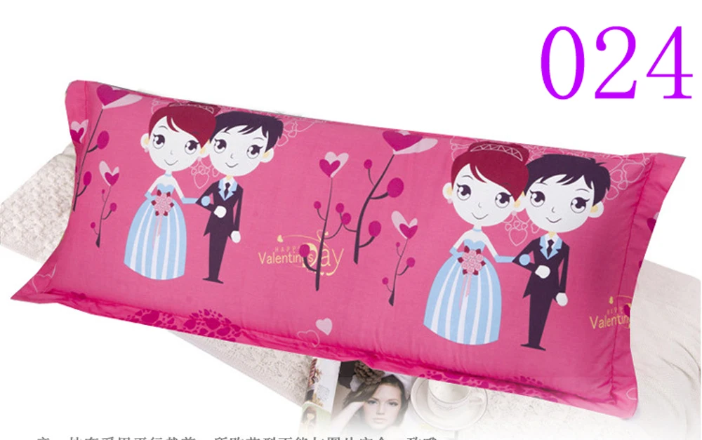 New Cotton 1Pcs Long Pillowcase Bedroom Pillow Case Double Pillowcover Home Textile pillowslip 1.2m 1.5m Bedding Bedclothes leaf