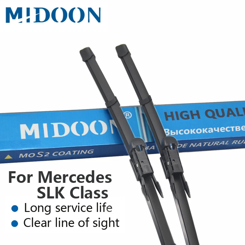 MIDOON щетки стеклоочистителя гибридная стеклоочистителей для Mercedes-Benz SLK класса R170 R171 R172 от 1996 до SLK 200 250 300 350 55 AMG CDI