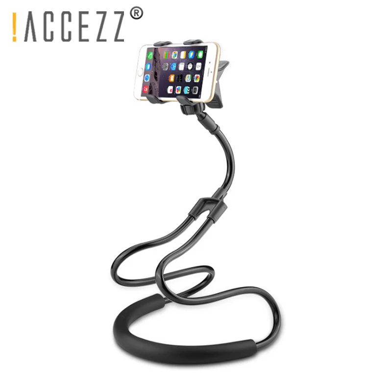 

!ACCEZZ Lazy Bracket Universal 360 Degree Rotation Flexible Phone Desk Mount For Samsung Xiaomi iPhone iPad Tablet Holder Stand