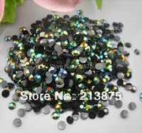 Wholesale large quantity SS30 6mm 10000pcs Olive green Magic color AB jelly resin rhinestones Mobile stick drill Nail Art 0496#