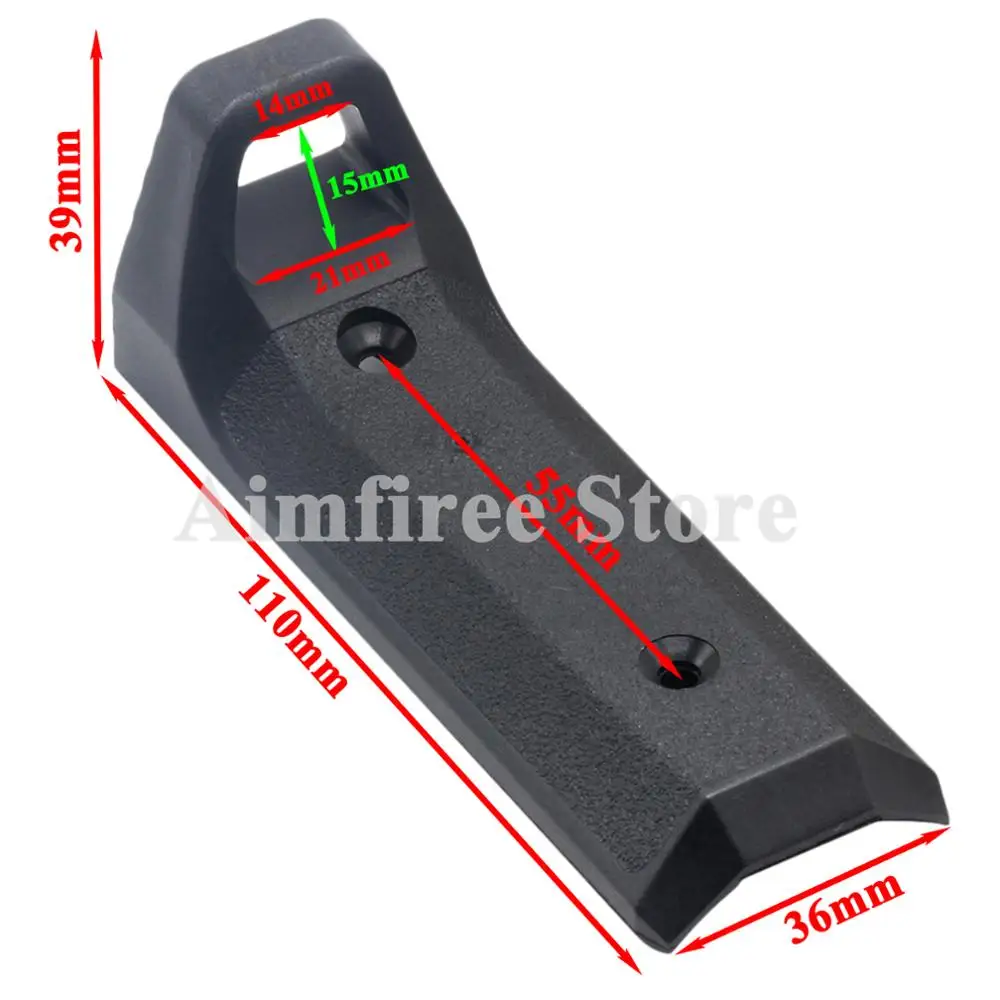 التكتيكية KeyMod Handguard اليد توقف غطاء المطاط جبل ل مفتاح وزارة الدفاع مرفق AR15 الصيد اكسسوارات