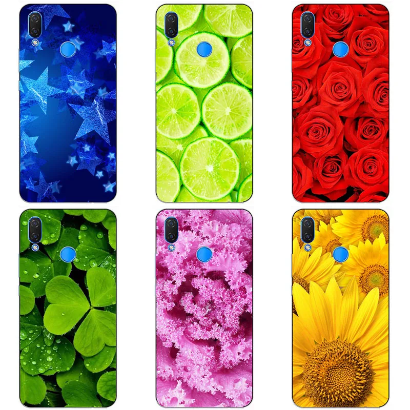 

Fashion Soft Silicon Case For Tecno Camon 11 Camon11 Case Print Back Cover For Tecno Camon 11 Cartoon Rose Patterned Shell