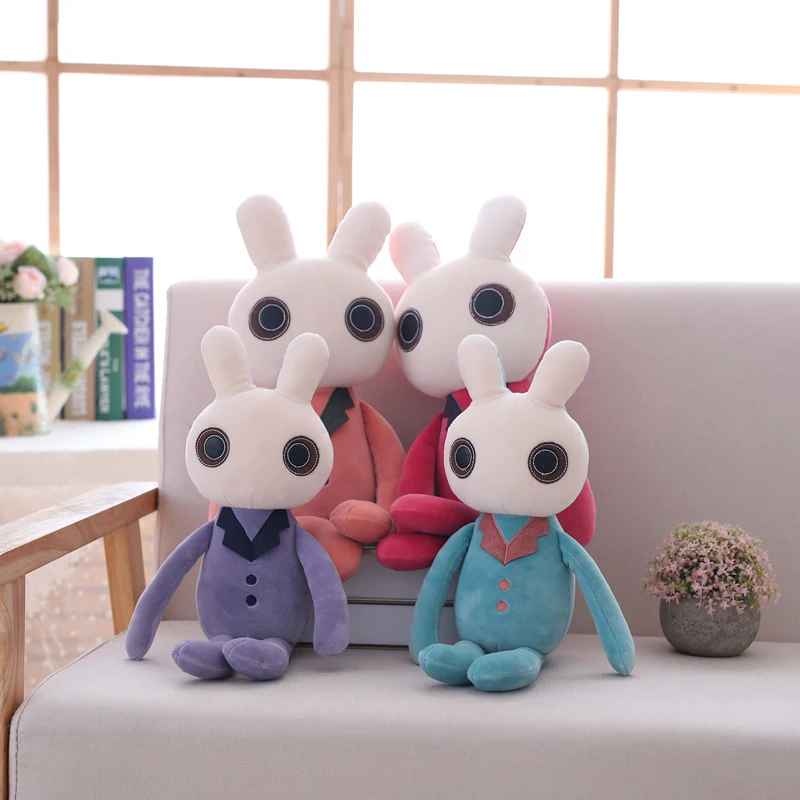 

Funny Eske Big Eye Rabbit Plush Toy Cartoon Bunny Stuffed Dolls Soft Plush Animal Toys Kid Playmates Soothing Doll Kid Birthday