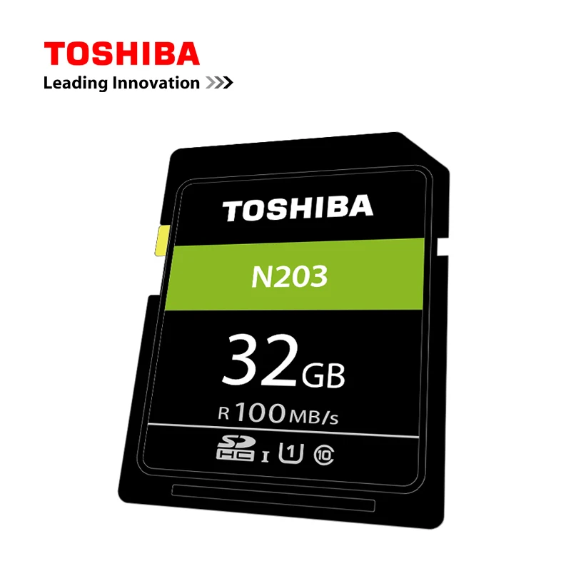 TOSHIBA SD карта, 32 ГБ, 64 ГБ, 128 ГБ SDHC UHS-I U1 флэш-память SD карта Class10 100 МБ/с. Камера карта для Full HD Canon sony