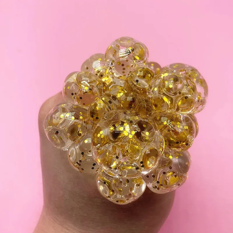 2019 мягкий сетчатый шар антистресс для лица Reliever Виноградный Шар аутизм