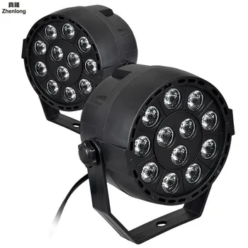 High Quality 12 Led Par Stage Light 12W LED RGB DMX 512 Mini Par Led Lighting for Club Dj Show Home Party Ballroom Bands KTV Bar rgb colorful light armor outfits glowing clothe show dress bar dj mc performance robot men suit led costumes ballroom wears
