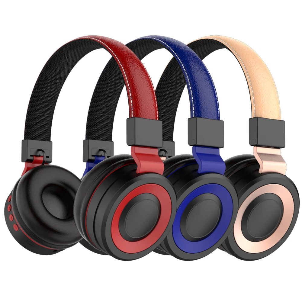 Bluetooth наушники беспроводные стерео складные спортивные микрофон Handfree слот для