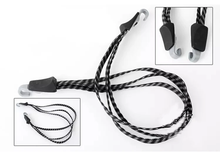 MTB Bike Luggage Carrier Retractable Elastic Band Bicycle Cargo Racks Tied Rubber Straps Rope