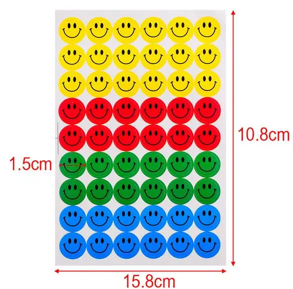 540 шт./10 листов/лот детская футболка со смайликом и надписью, уход за кожей лица наклейки-награды школа заслуживают похвалы класса Клейкая Бумажная Этикетка
