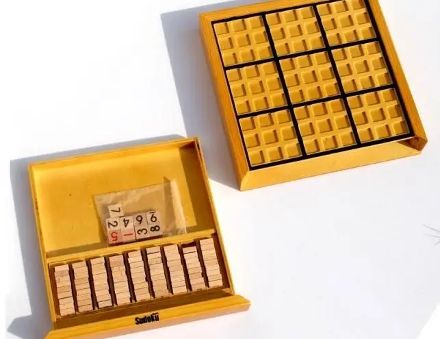 Sudoku Шахматы Деревянные игрушки для детей раннего образования доска логическая игра sudoku Развивающие головоломки обучения деревянные игрушки мозг игры