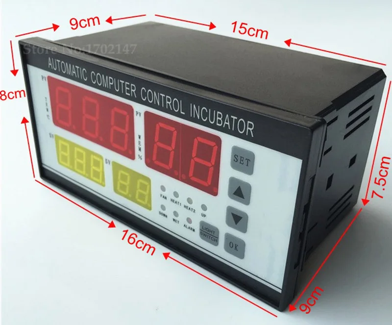 220 В XM-18 контроллер инкубаторная машина цифровой температуры влажности автоматический контроллер для инкубаторов яйц