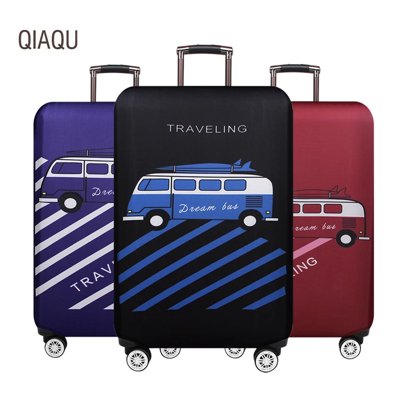 

QIAQU Thicker Travel Suitcase Protective Cover Luggage Case Elastic Luggage Dust Cover Apply to 18''-32'' Travel Accessories