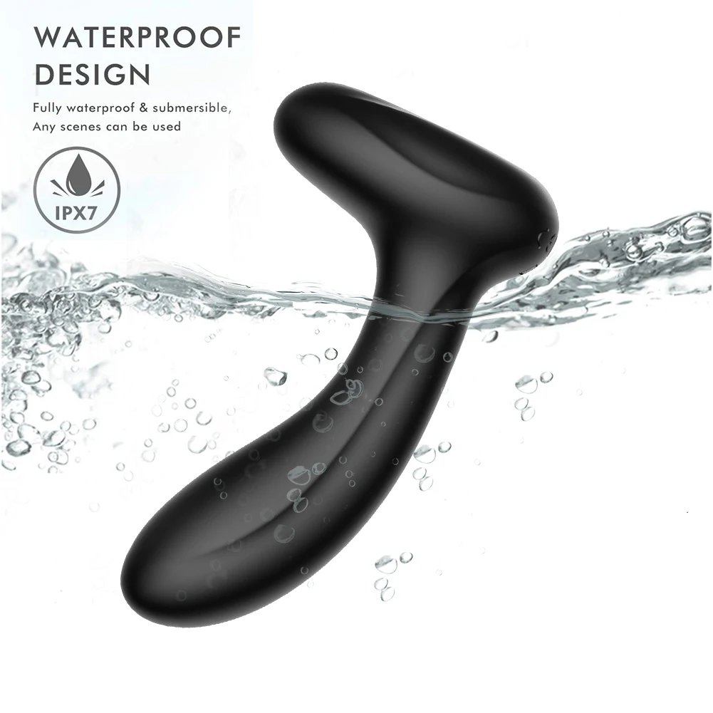 Massager Vibrating Prostate Men Anal Plug Waterproof 10 Stimulation Pattern Remote Butt Anus Silicone Sex_voghion.com
