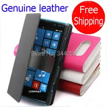 100% Genuine Leather Holster For Nokia Lumia 820 Case Cover For Nokia 820 Protective Case Free Shipping