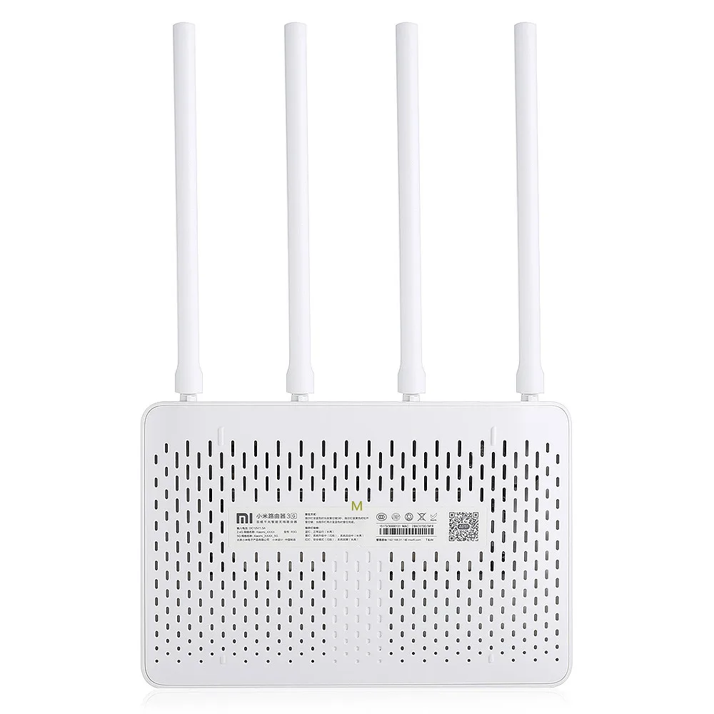 2 шт. роутер Xiaomi Mi WiFi 3G 1167 Мбит/с 4 ГГц 5 двойной 128 МБ ПЗУ Wi Fi 802.11ac четыре мощных