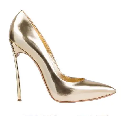 gold metallic pumps shoes