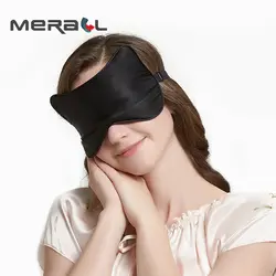 Шелковый глаз повязка на глаза для сна маска Регулируемая длина eyemask Спящая помощи для отдыха мягкая гладкая наручники для мужчин и женщин