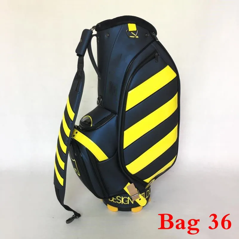 

Golf Bag Staff Standard Ball Package Stand Titlei TOUR Tiffany White black Red Yellow Color Golf Clubs Bag for driver iron