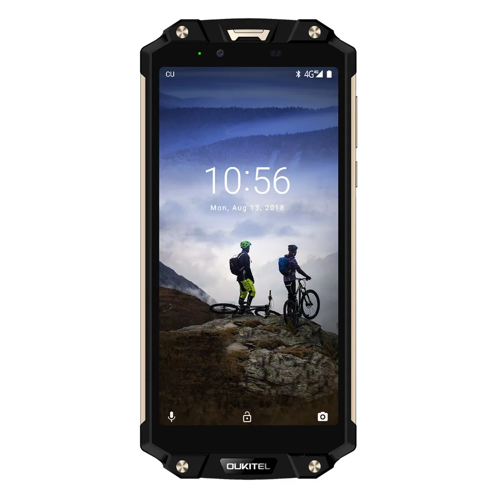 OUKITEL WP2 IP68 водонепроницаемый пылезащитный ударопрочный мобильный телефон 6,0 дюймов 4 Гб+ 64 Гб MT6750T Восьмиядерный Android 8,0 10000 мАч NFC Смартфон