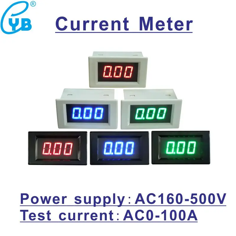 Buy LED Display AC Ammeter Current Panel Meter Ampere