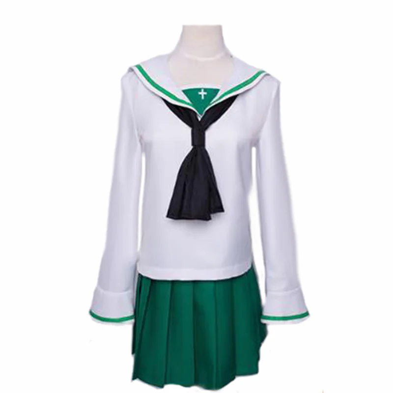 

GIRLS und PANZER Nishizumi Miho Saori Takebe School Uniform Cosplay Costume Set 11