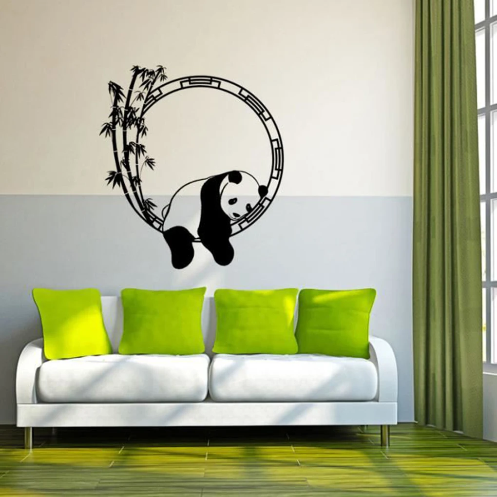 Brand New Sleeping Panda Bamboo Wall Sticker PVC Removable Animal