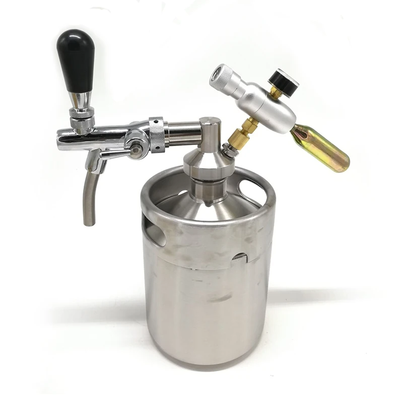 Домашний пивной мини-кран-бочонок, диспенсер с контролем потока, кран с регулируемым пивным краном для мини-пива, бочонок для Домашнего Пива
