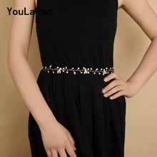 YouLaPan SH11-G Свадебные ремни свадебный пояс-кушак тонкие ремни ручной работы свадебные аксессуары лоза свадебный пояс