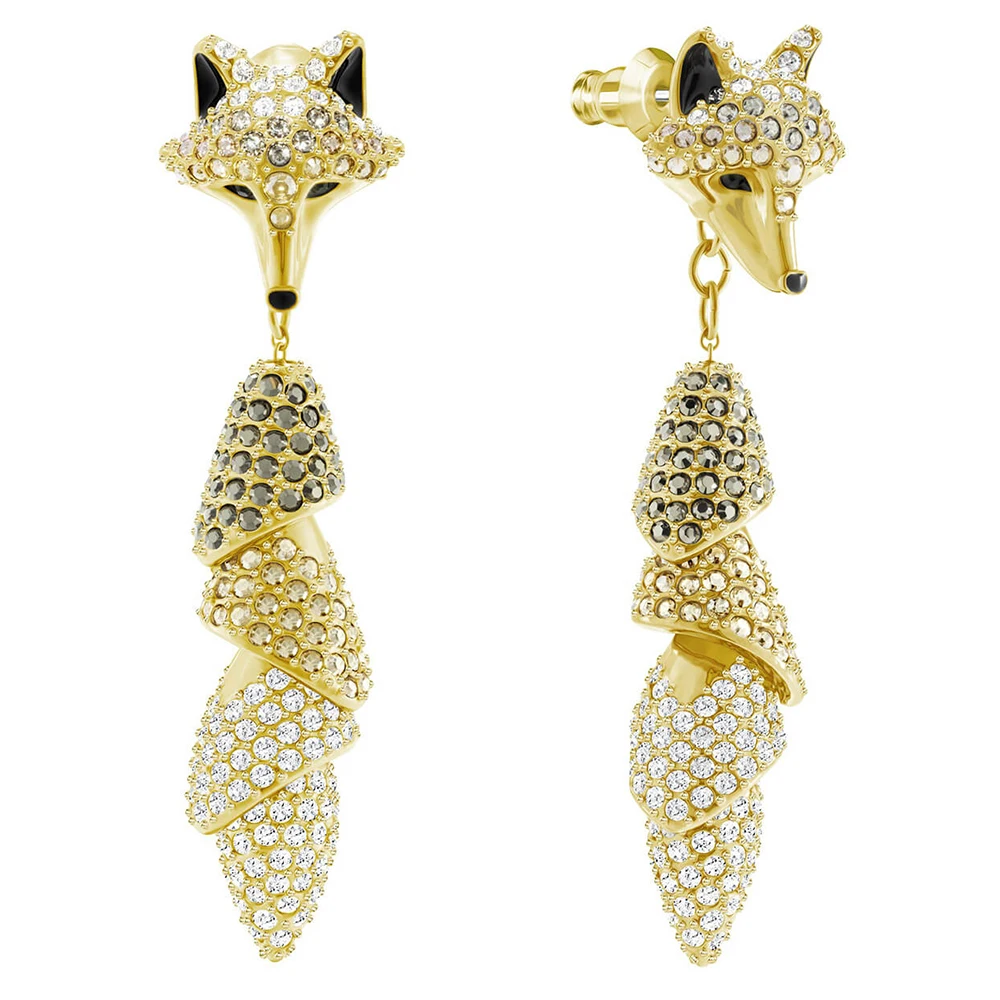 

SWA RO 2019 Winter March Fox Pierced Earrings Multi Colored Blend Original Girlfriend Fashion Luxury Gifts Free Shipping 5409357