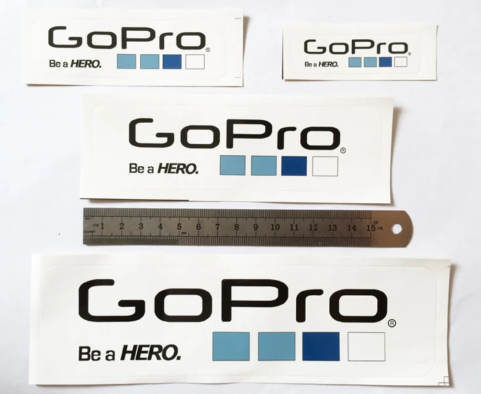 9 шт./компл. Gopro значок наклейки DIY Hero этикетка клейкая наклейка аксессуары|gopro