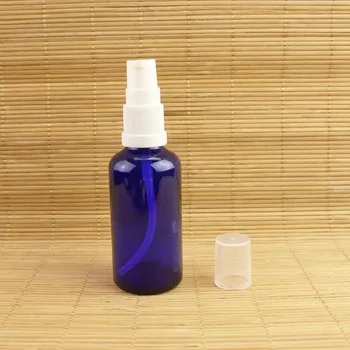 

20pcs/Lot Wholesale Glass 50ml Lotion Pump Bottle with Water 5/3OZ White Lid Container Makeup Tools Pot 50g Packaging