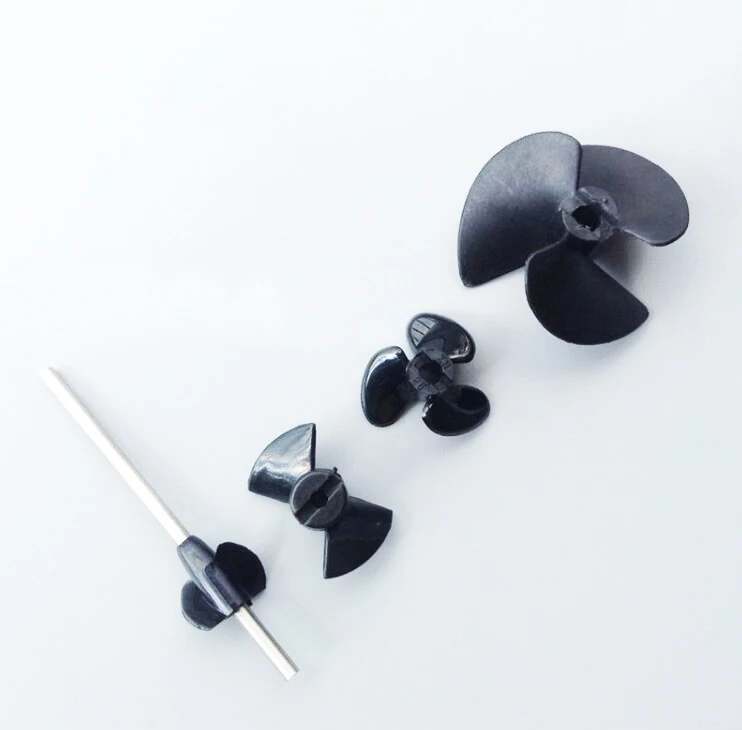 5 Pcs DIY RC Boat Models 2-Blade Boat Propellers Nylon