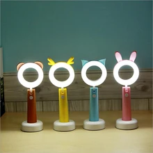 

Children Study Eye Caring Desk Lamp Cute USB Rechargeable Table Lamp Night Light Book Reading Bedside Book Light Mood Lighting