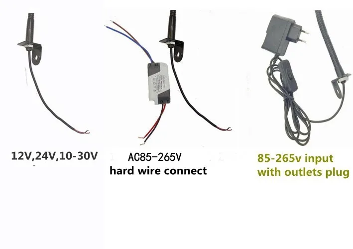 5 Вт на гибкой ножке, светодиодная лампа для швейной машины AC85-265V/12 V/24 V