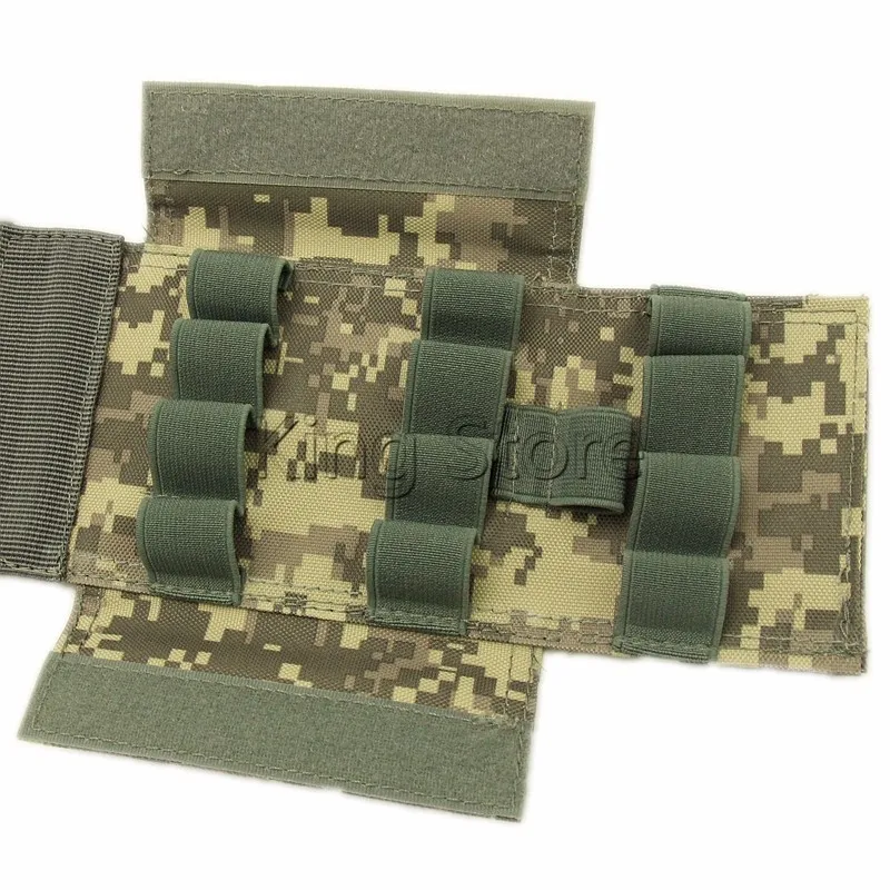 Тактический Molle 25 круглый 12GA 12 Калибр Перезагрузка патронов журнал сумки Военная уличная Армия Охота Стрельба снаряды пуля Сумка