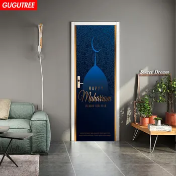 

Decorate Home Muslim New Year art wall sticker decoration Decals mural painting Removable Decor Wallpaper LF-420