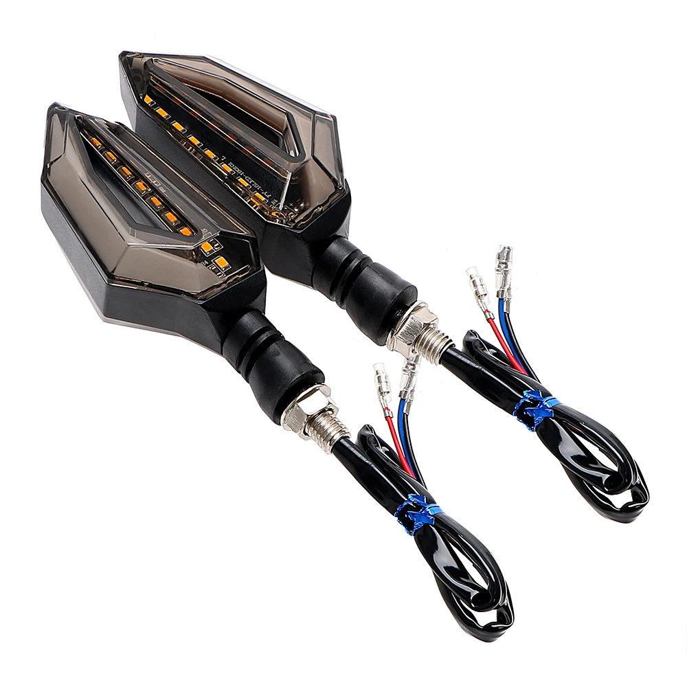 2PCS Motorbike Indicators Blinker 12V LED Motorcycle Turn Signal Light