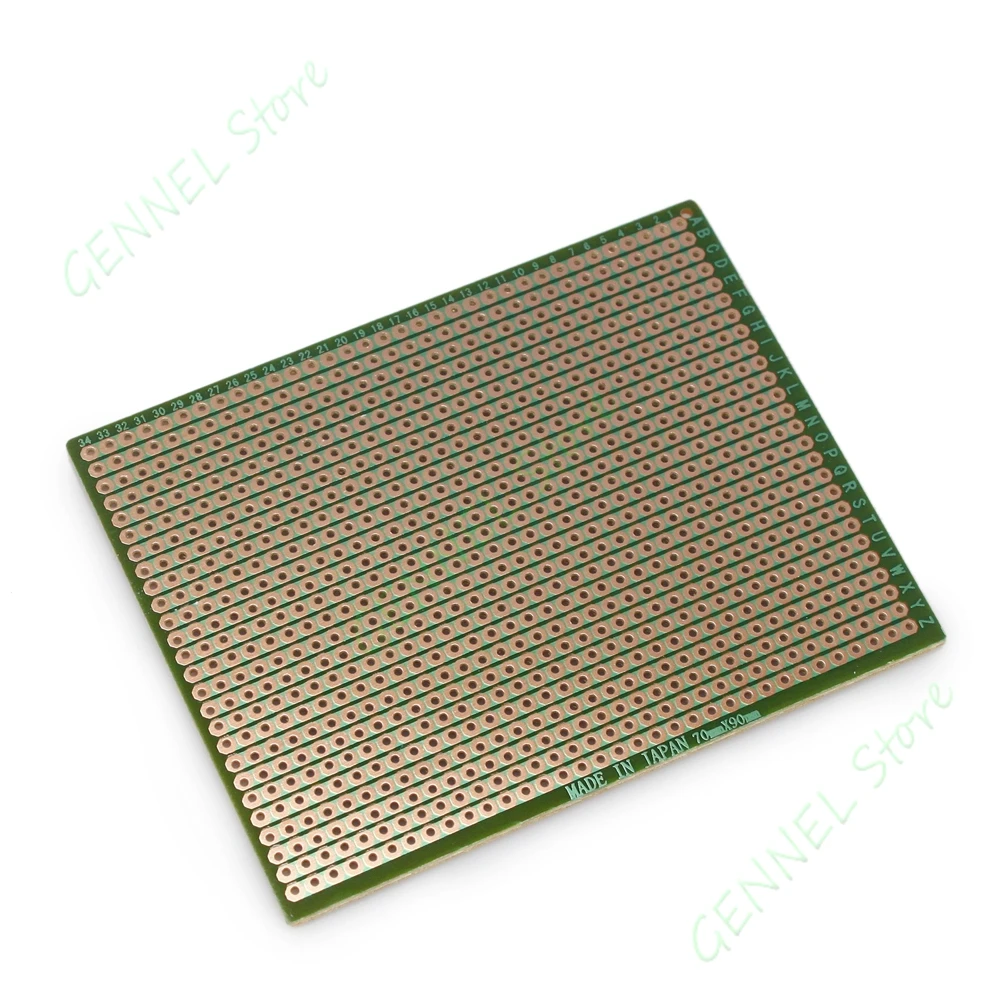 

10pcs 70mm x 90mm Copper Strip Prototype Stripboard PCB Printed Circuit Board For Welding Soldering DIY Making