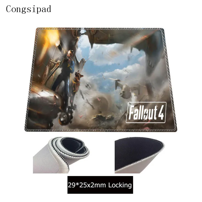 Congsipad Fallout 4 большой игровой коврик для мыши геймер Блокировка края клавиатуры