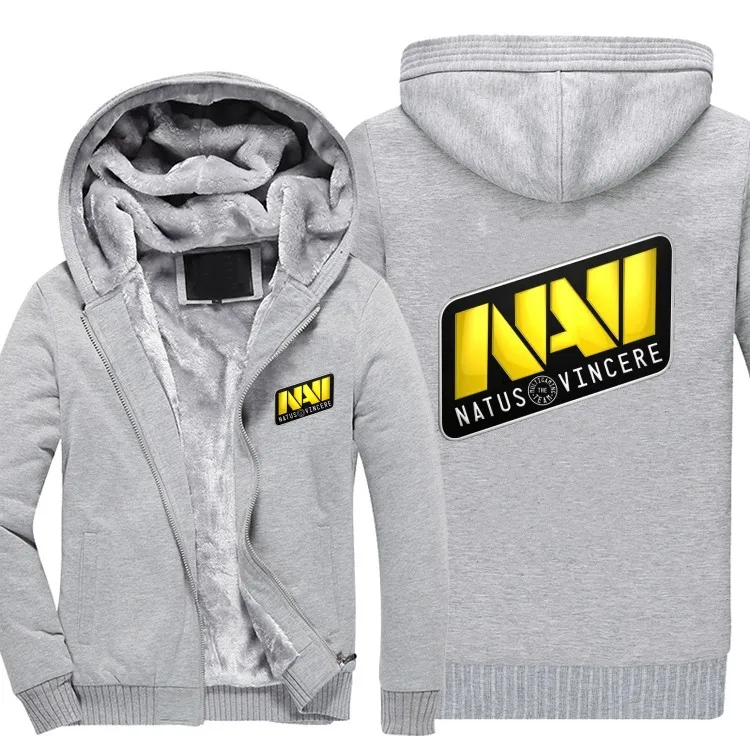 2018 Новый Для мужчин зима-осень толстовки natus vincere узор флисовое пальто Бейсбол