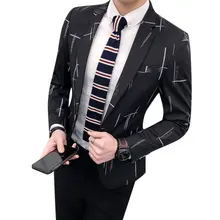 Мужской Блейзер, длинный рукав, приталенный, новинка, пиджак, M-3XL, черный, синий, опт, Мужской Блейзер на одной пуговице, умный, Повседневный, Прямая поставка