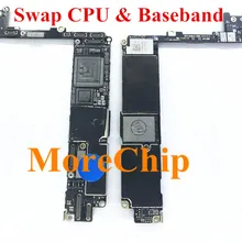 Для iPhone 7 Plus, плата с ЧПУ, процессор, сменная Базовая дрель, материнская плата для Qualcomm версии, удаляет процессор для iCloud, разблокированная системная плата 32GB
