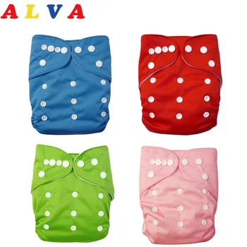 

ALVABABY 20pcs One Size Fits All Wholesale Modern Cloth Nappy with Microfiber Insert