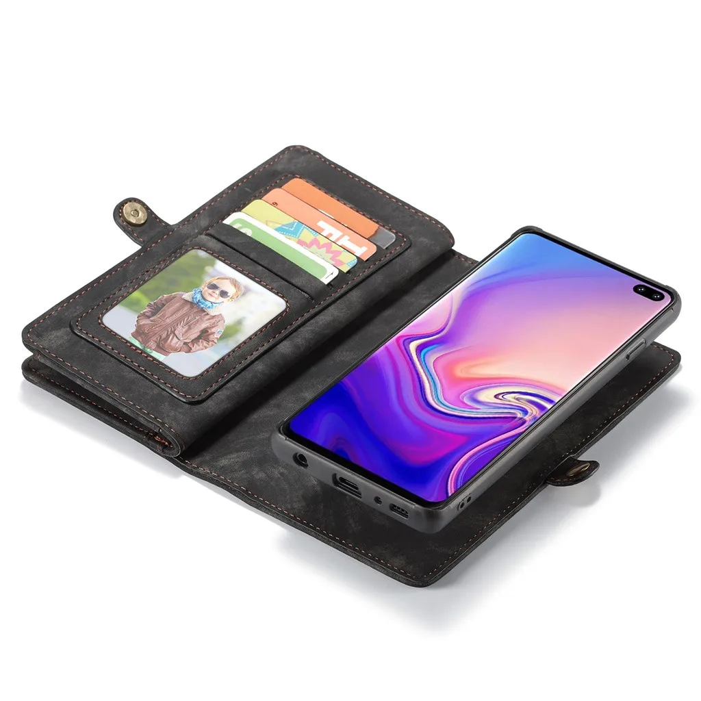 Новые Лидер продаж для samsung S10 6,4 Plus дюйм Магнитная Адсорбция металлический бампер Стекло чехол ультра-тонкий