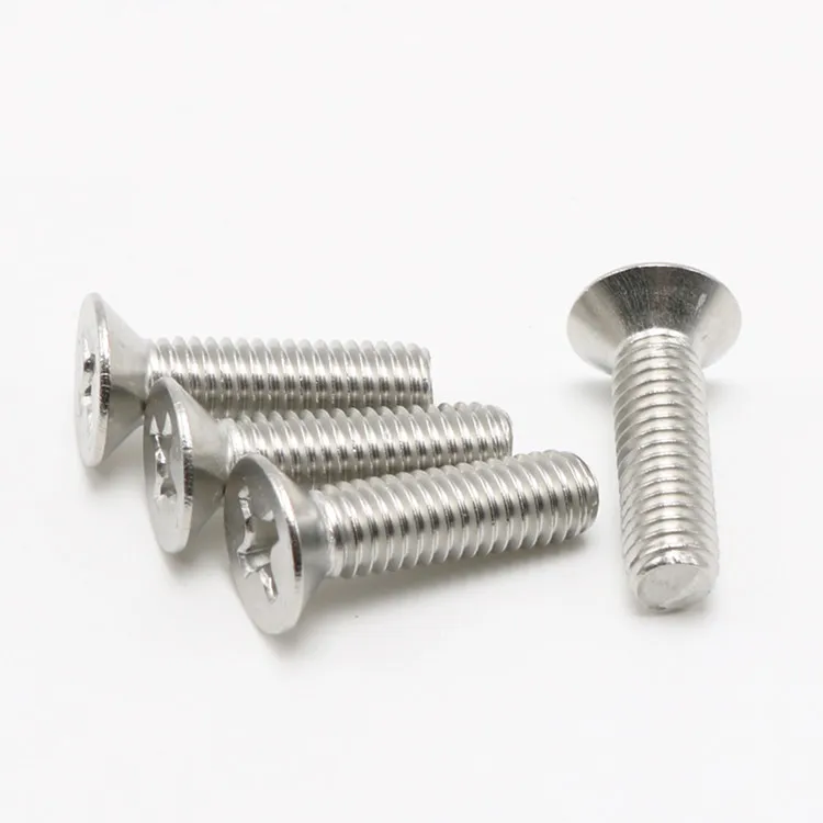 64 шт. #8 32 UNC Phillips Набор винтов с плоской головкой из нержавеющей стали|machine screws|screw