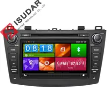 Two Din 8 Inch Car DVD Player For Mazda 3 2010- With Canbus 3G USB Host Radio GPS Navigation RDS Bluetooth 1080P Ipod Free Map