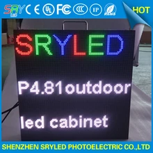 Супер Высокое Качество SMD 2727 Открытый P4.81 СВЕТОДИОДНЫЙ Дисплей для Литья под давлением Алюминиевый Корпус 500*500 мм для Аренды Этап СВЕТОДИОДНЫЙ Дисплей