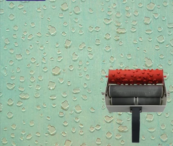 

Wall printing roller for wall decoration 7 inch rubber textured roller no . 072