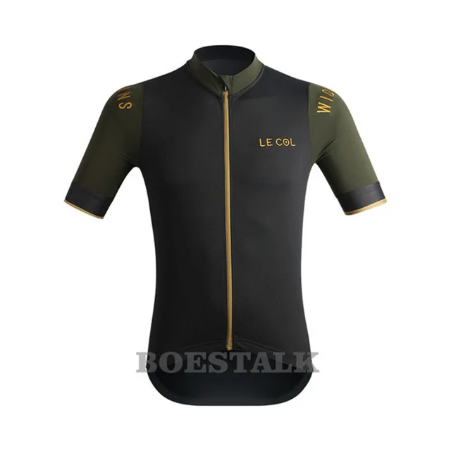Полиэфирные ткани LE COL от WIGGINS SPORT JERSEY pro team aero дышащая велосипедная рубашка для езды на велосипеде MTB Одежда для дорожного велосипеда - Цвет: 1